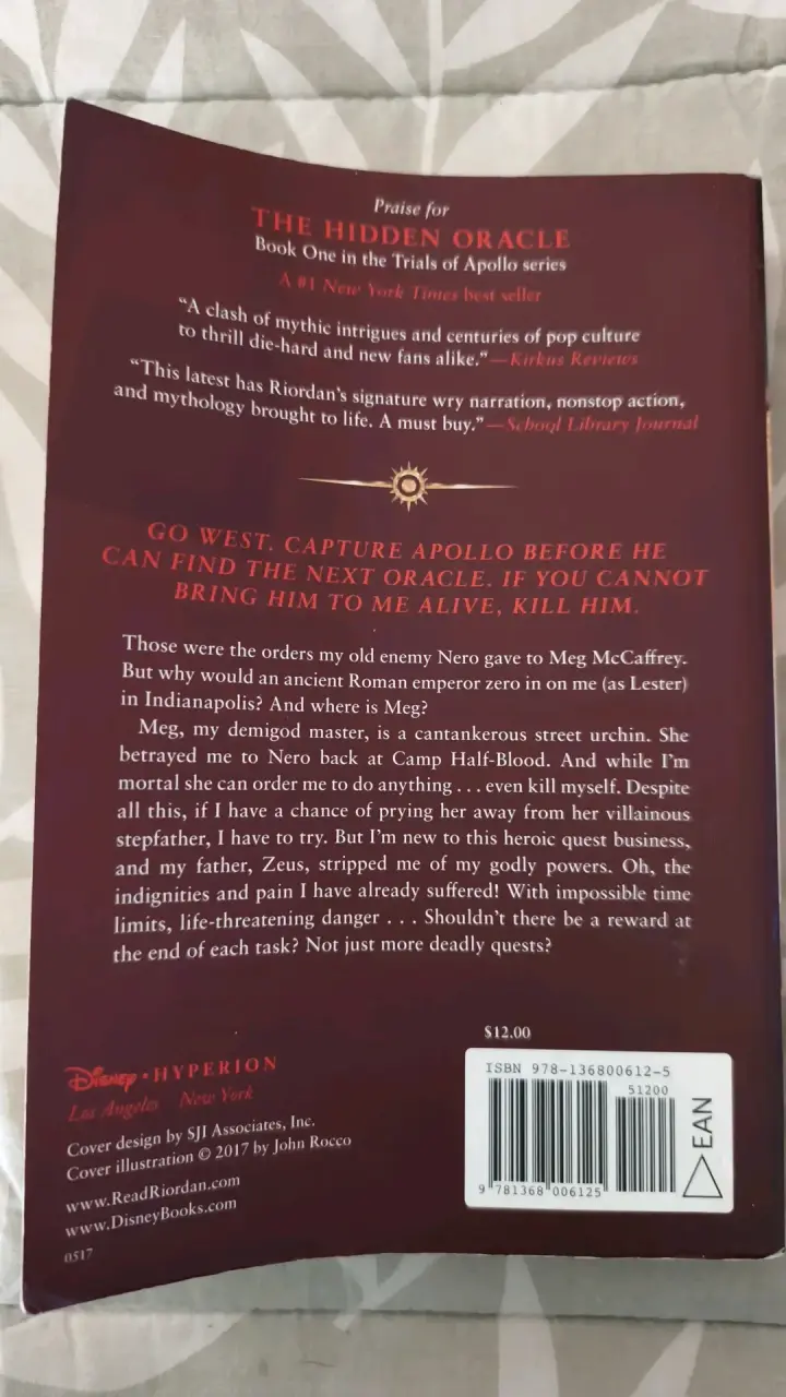 Libro The Trials of Apollo: The Dark Prophecy - 2