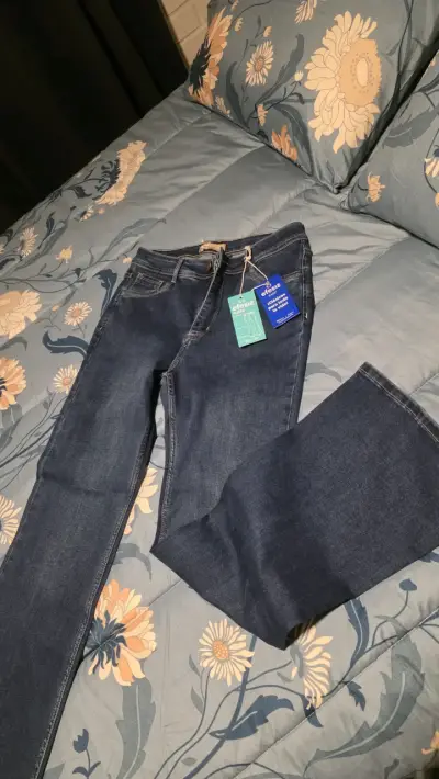 Jeans flare azul con bolsillos Efesis talla 42 - miniatura 4
