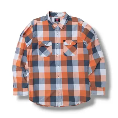 Camisa a cuadros Quiksilver para hombre talla L - miniatura 1