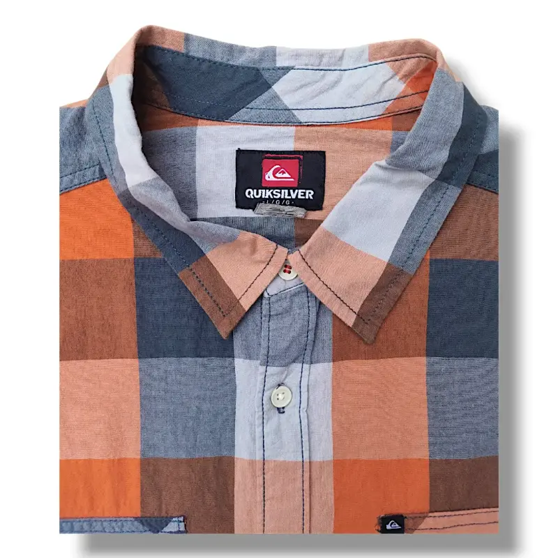 Camisa a cuadros Quiksilver para hombre talla L - 3