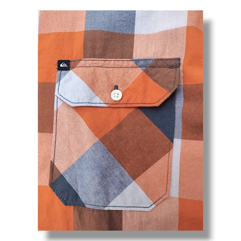 Camisa a cuadros Quiksilver para hombre talla L - 5