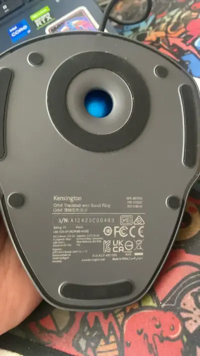 Trackball Kensington Orbit con anillo de desplazamiento - miniatura 3