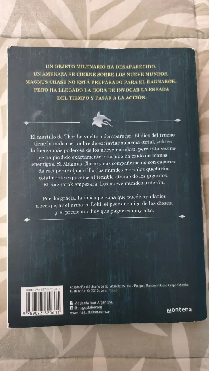 Libro Magnus Chase y los Dioses de Asgard - 2