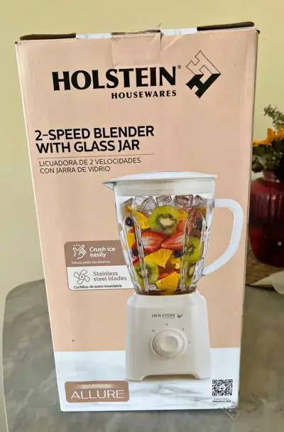 Licuadora Holstein de 2 Velocidades con Jarra de Vidrio - miniatura 2