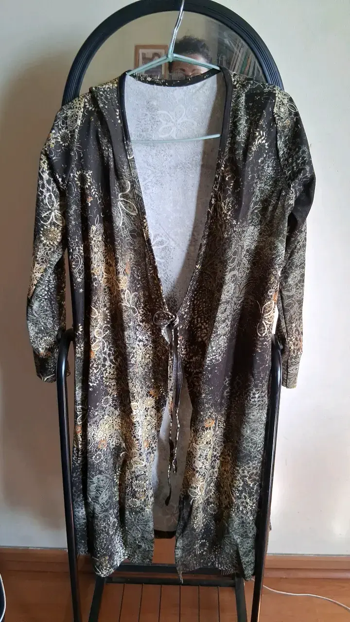 Vestido largo estampado floral bohemio
