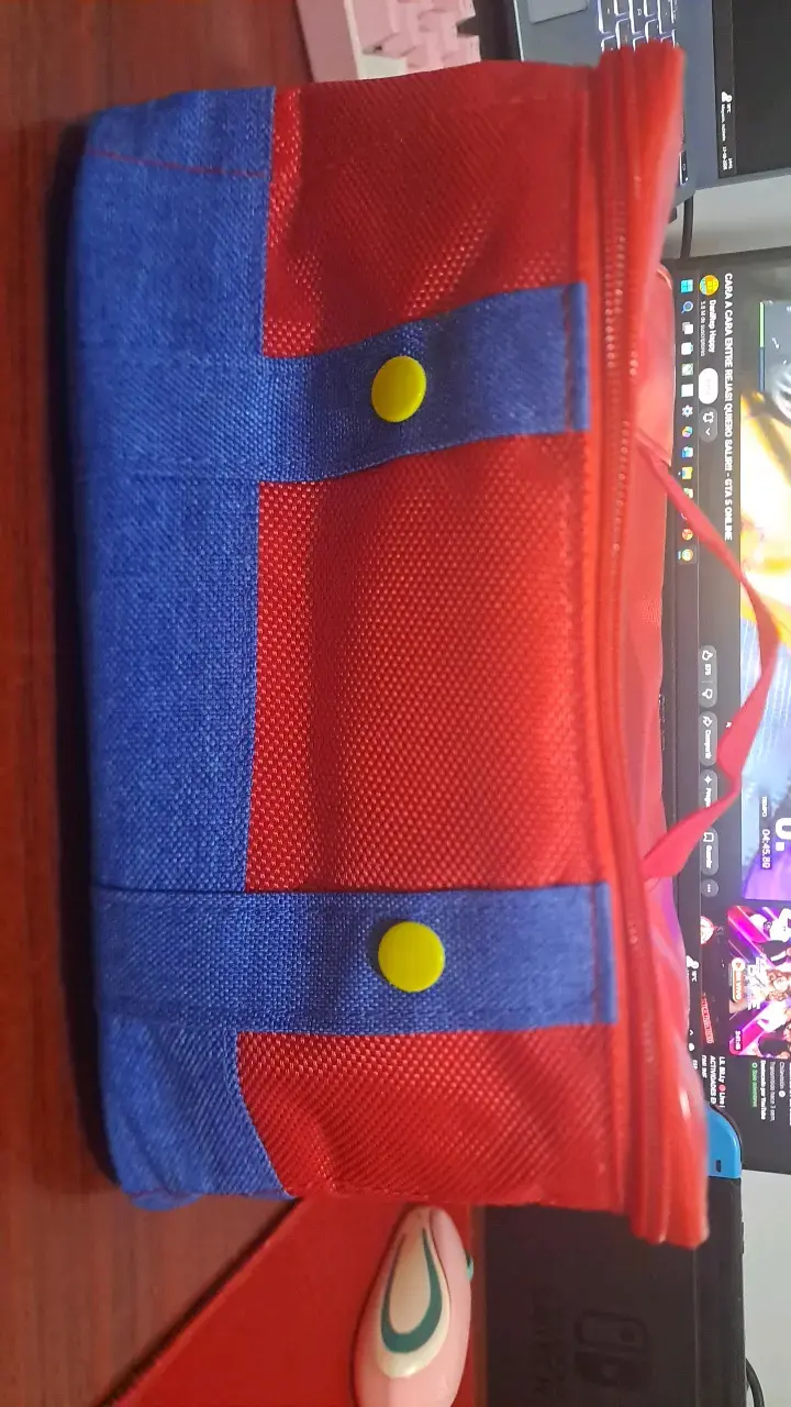 Bolsa de mario bross para Nintendo switch