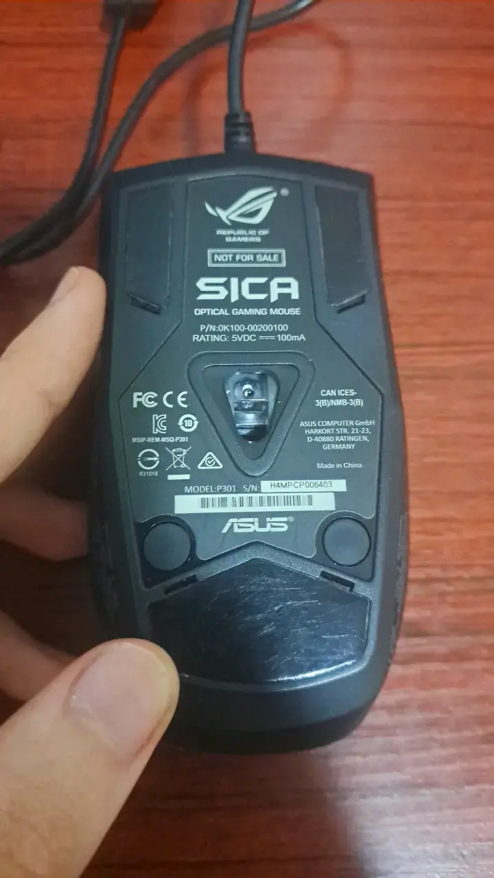 Mouse gamer ASUS ROG Sica óptico - 4