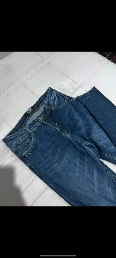 Jeans azul de mujer Karl Lagerfeld - miniatura 2