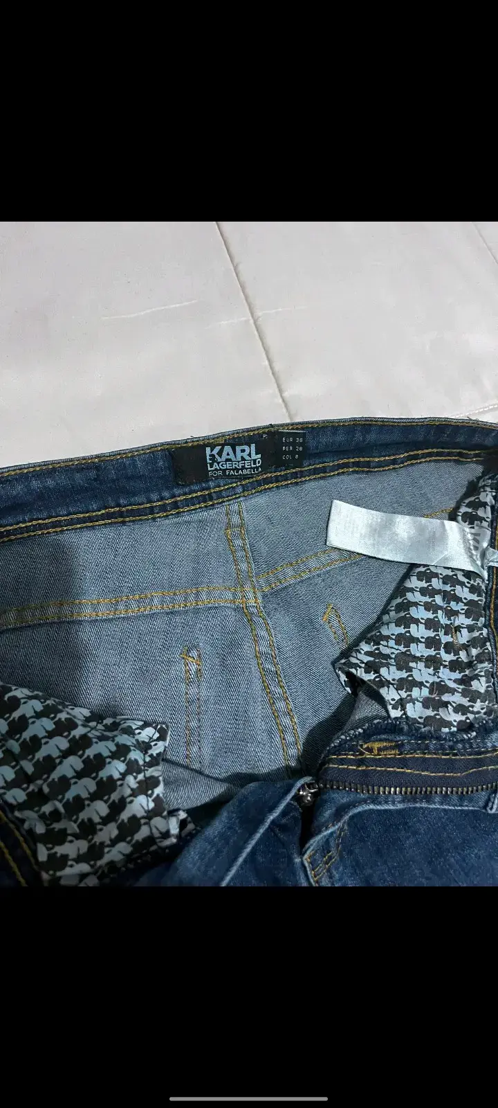 Jeans azul de mujer Karl Lagerfeld - 3