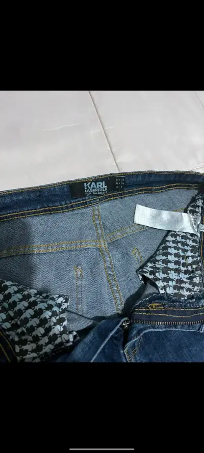 Jeans azul de mujer Karl Lagerfeld - miniatura 3