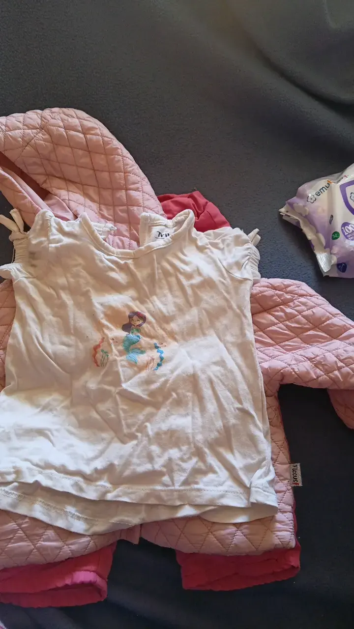 Pantalones de invierno para bebé color rosa - 3