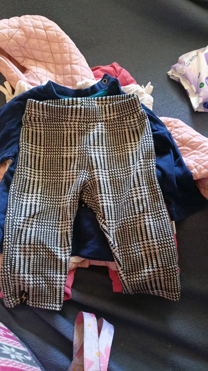 Pantalones de invierno para bebé color rosa - 5