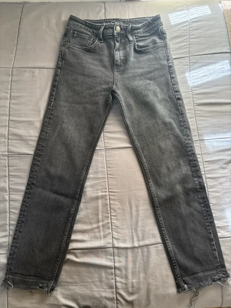 Jeans grises(negro) Zara para mujer - 1