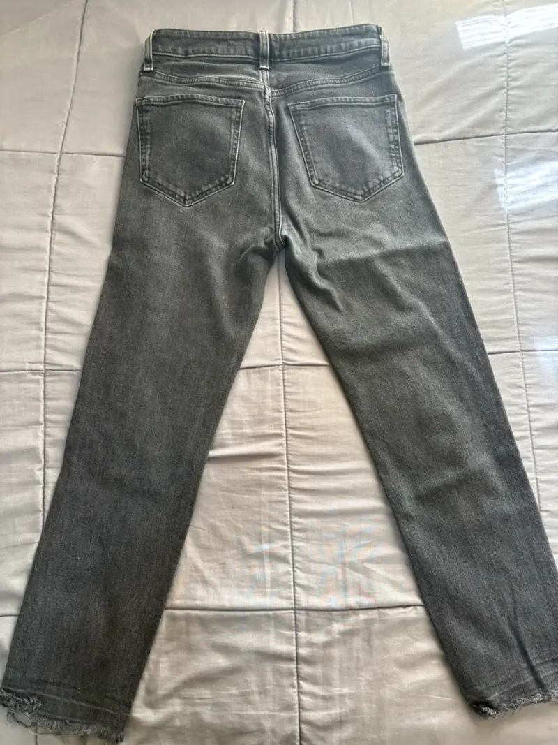 Jeans grises(negro) Zara para mujer - 4