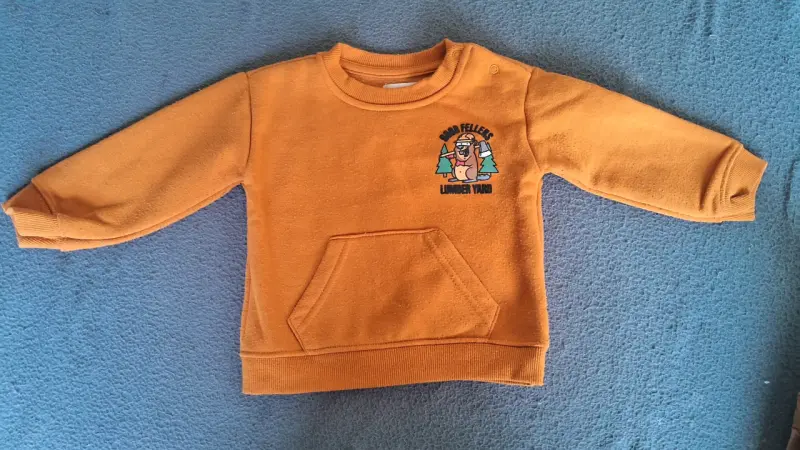 Chaleco tejido a mano multicolor para bebé - 5