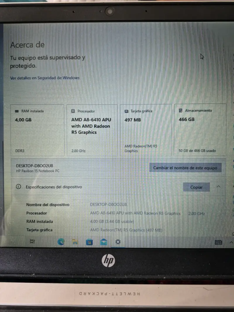 Notebook HP Pavilion 15 - 2