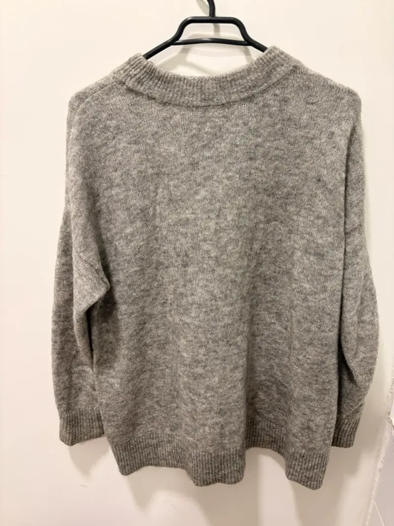 Suéter de lana gris H&M talla S - 3