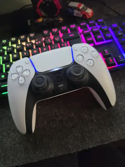 Control inalámbrico para PS5 DualSense blanco - miniatura 1