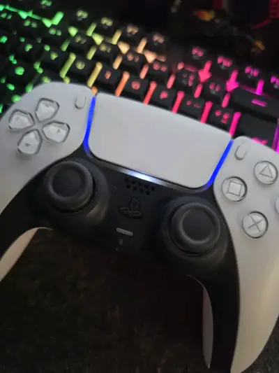 Control inalámbrico para PS5 DualSense blanco - miniatura 2