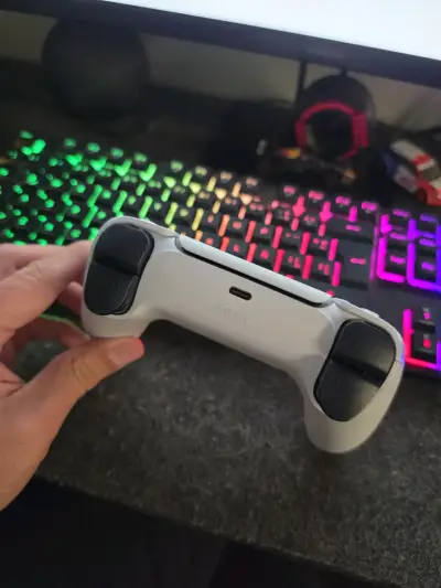 Control inalámbrico para PS5 DualSense blanco - miniatura 4