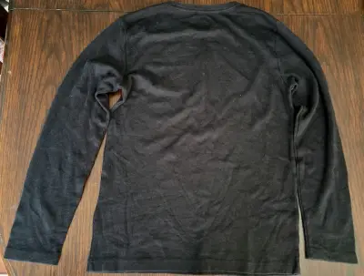Polera manga larga negra Hurley para hombre - miniatura 2