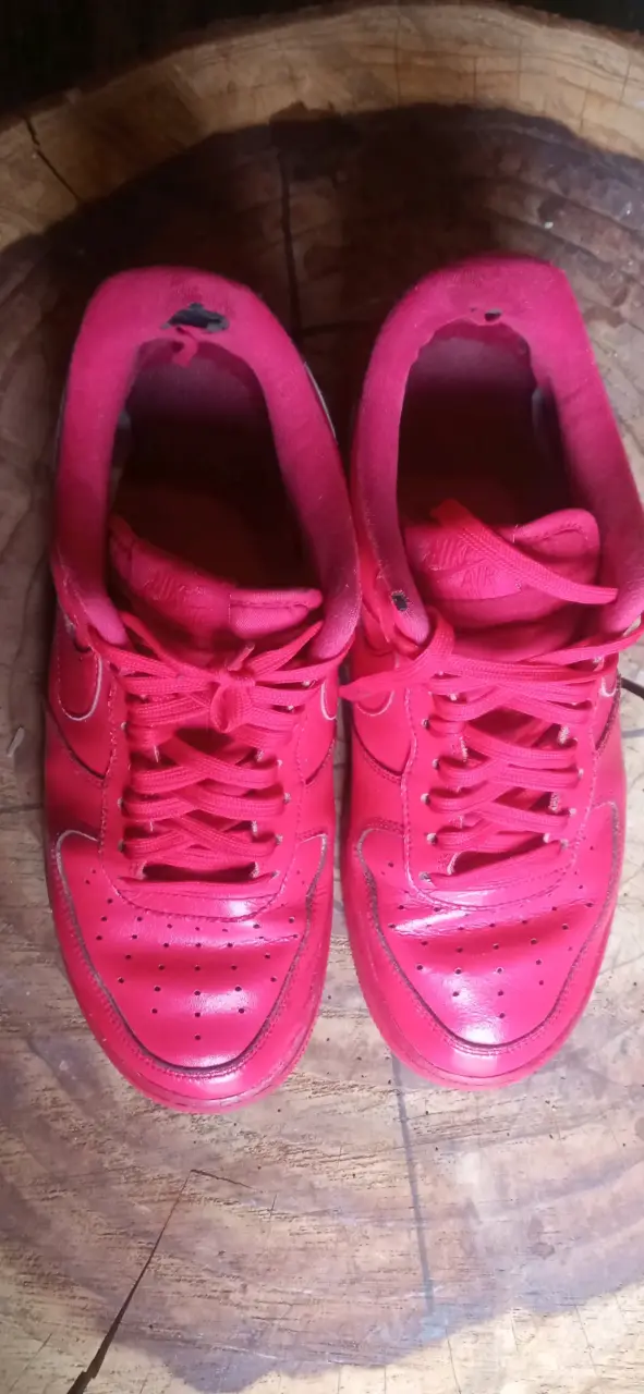 Zapatillas deportivas rojas Nike Air Force - 1