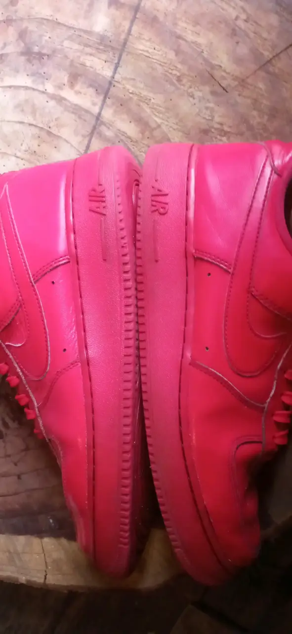 Zapatillas deportivas rojas Nike Air Force - 4