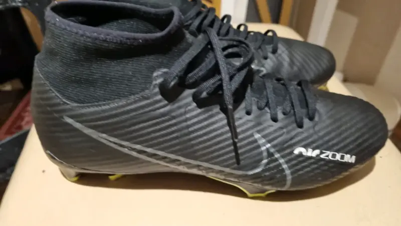 Botines de fútbol Nike Zoom negros - 4