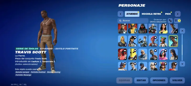 Cuenta con Travis Scott Fortnite - 2