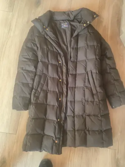 Parka largo acolchado negro American Classic - miniatura 1