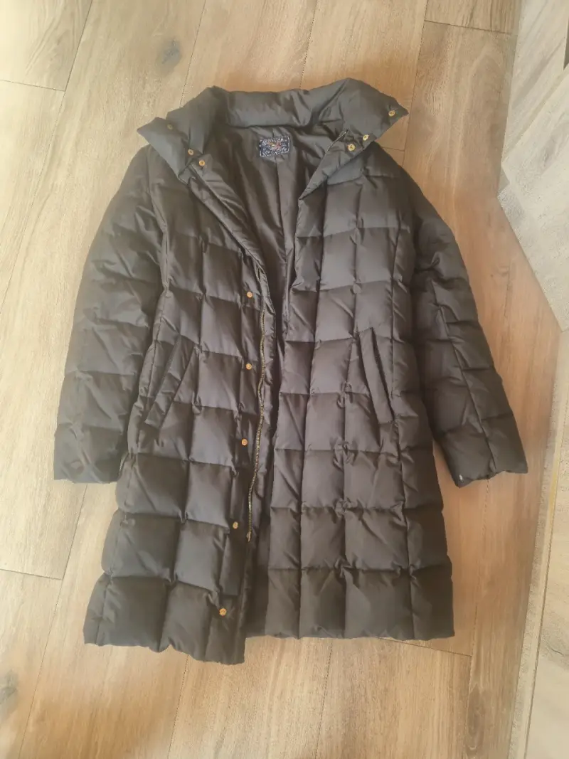Parka largo acolchado negro American Classic - 3
