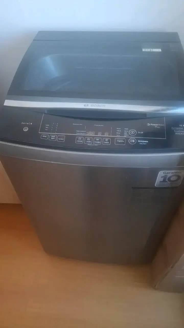 Lavadora Bosch Serie 4 15kg Inverter