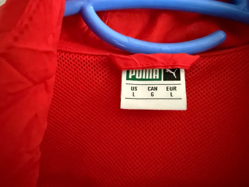 Chaqueta deportiva roja Puma talla L - 4