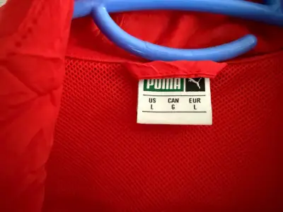 Chaqueta deportiva roja Puma talla L - miniatura 4
