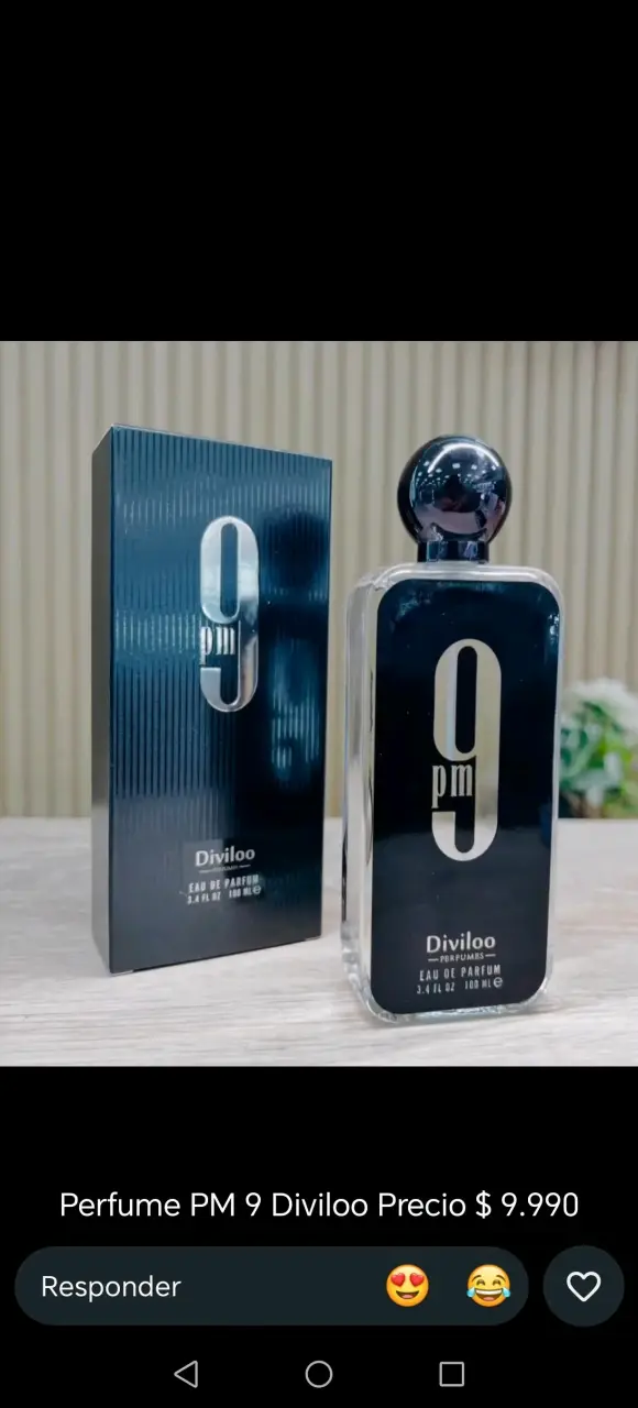 Perfume 9 PM Diviloo Eau de Parfum 100 ml