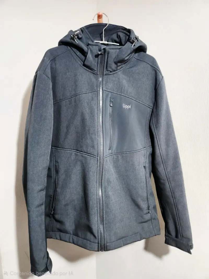 Chaqueta softshell gris Lippi para hombre