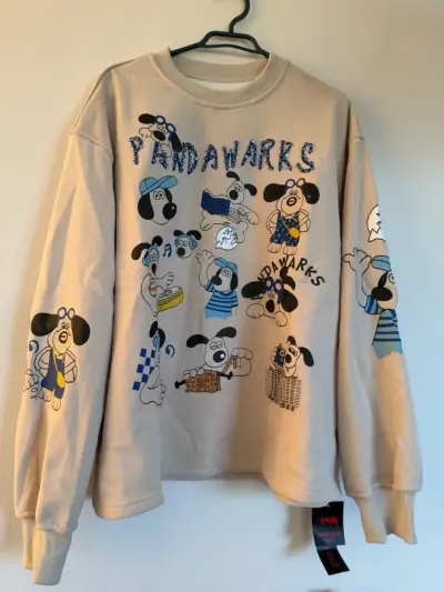 Polerón beige con estampado Pandawarks talla unica - miniatura 1