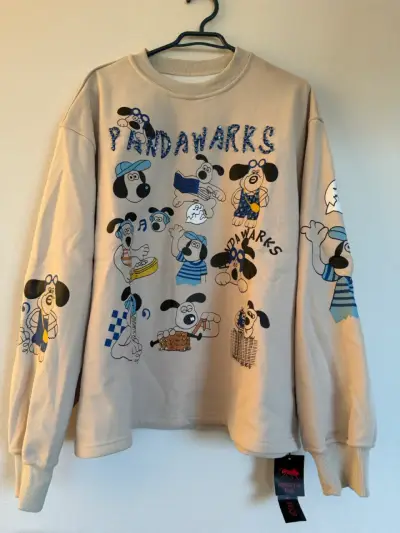 Polerón beige con estampado Pandawarks talla unica - miniatura 2