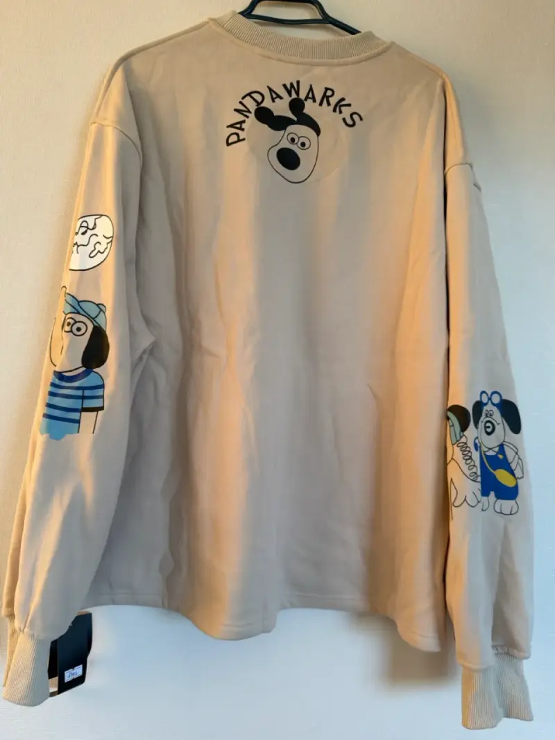 Polerón beige con estampado Pandawarks talla unica - 4