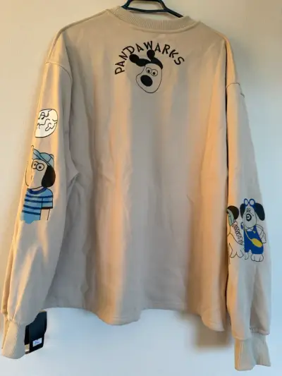Polerón beige con estampado Pandawarks talla unica - miniatura 4