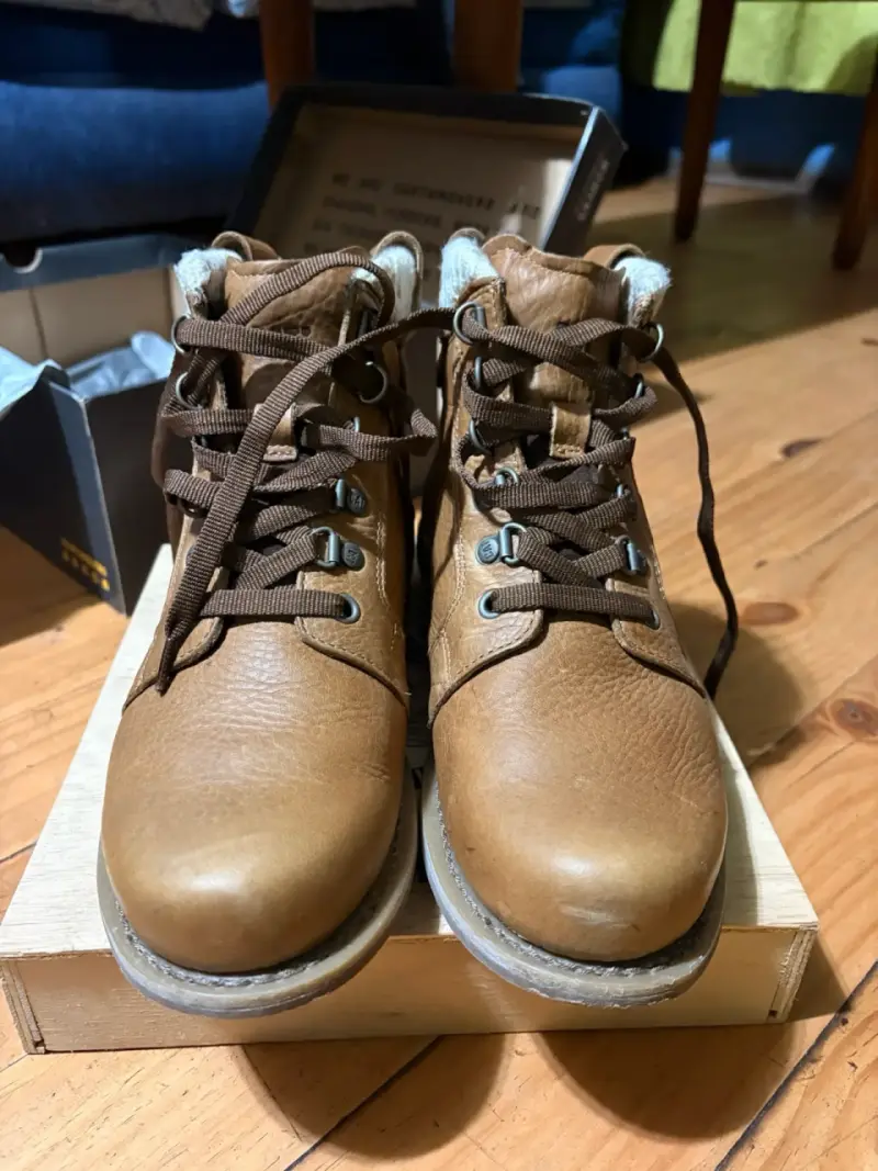 Botas de cuero marrón Caterpillar - 2