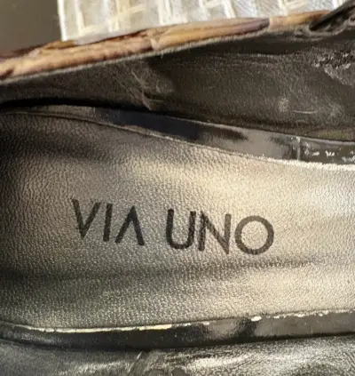 Zapatos de Tacón Peep Toe Via Uno - miniatura 5