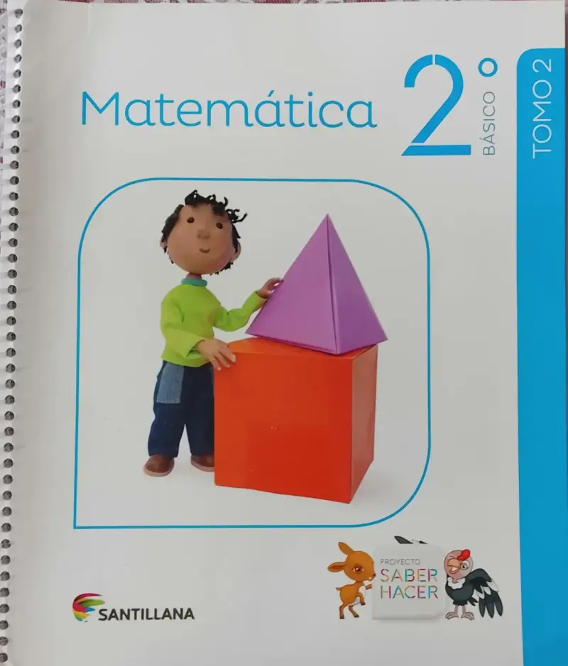 Libro Matemática 2° Básico Tomo 2 Santillana