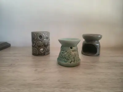 quemadores de cerámica para aromaterapia - miniatura 1