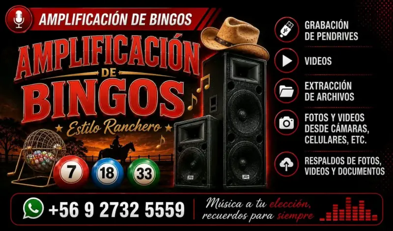 Servicio de Amplificación de Bingos Estilo Ranchero