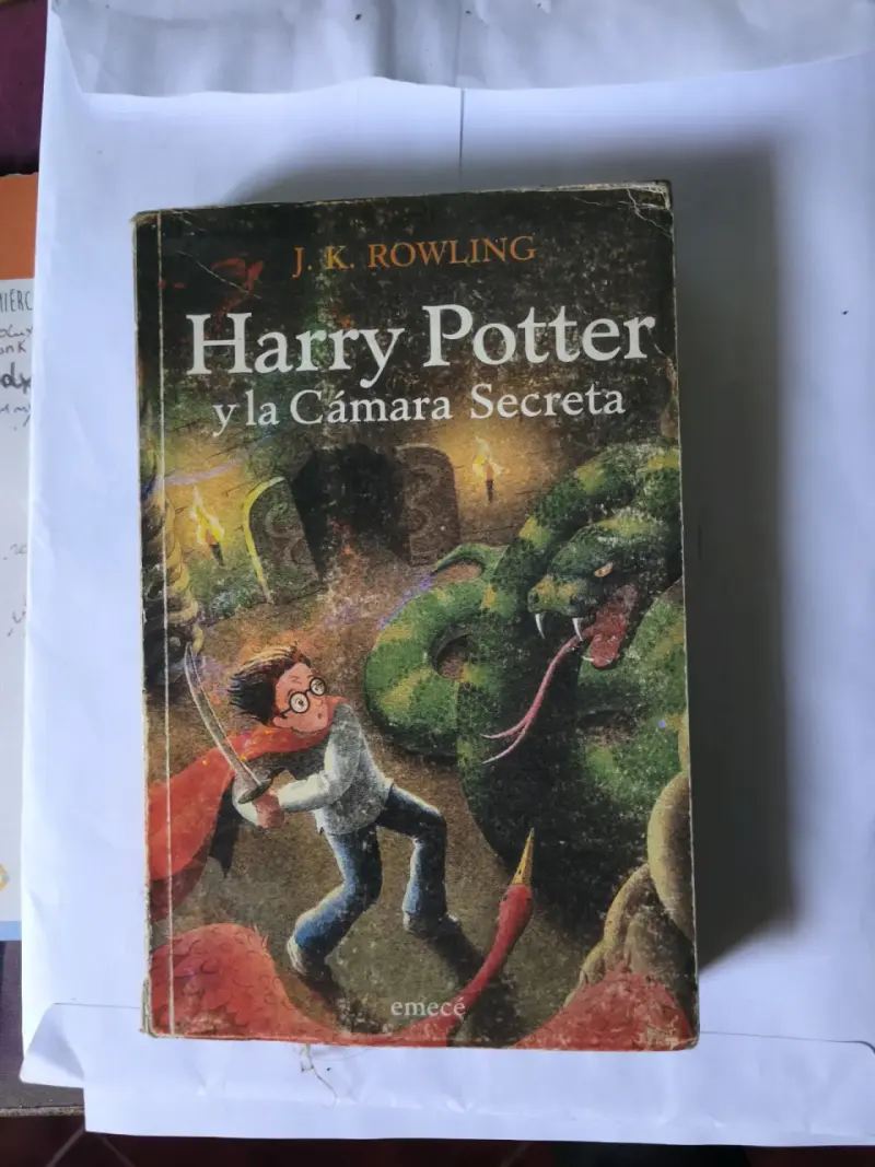Libro Harry Potter y la Cámara Secreta de J.K. Rowling