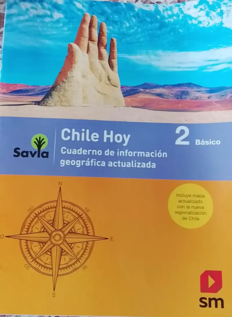 Cuaderno de Geografía Chile Hoy 2° Básico SM