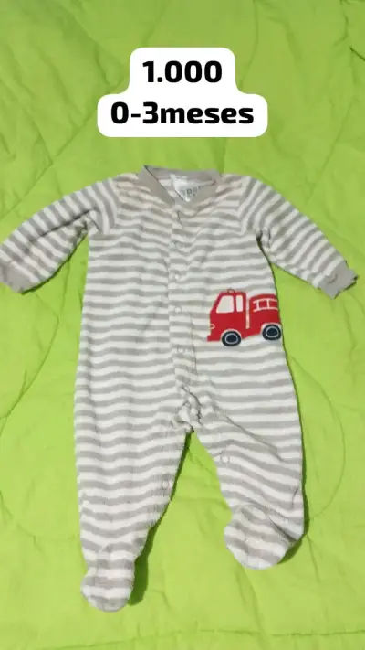 Pijamas para bebé 0-6 meses con diseños variados - miniatura 4