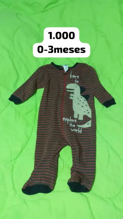 Pijamas para bebé 0-6 meses con diseños variados - miniatura 5