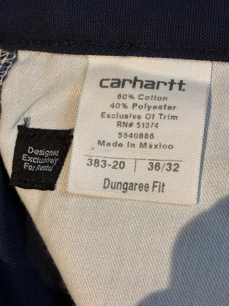 Pantalones Carhartt Dungaree Fit Azul Marino - 3